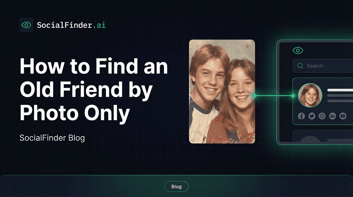 Find old friend by photo