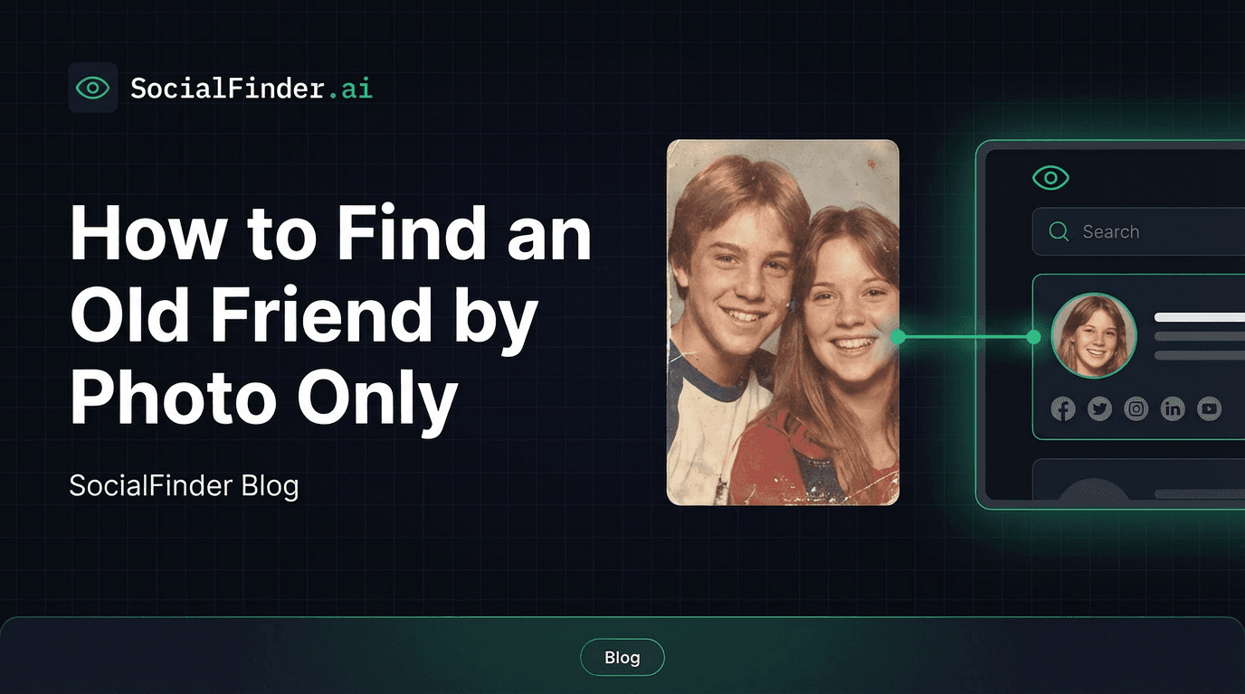 Find old friend by photo
