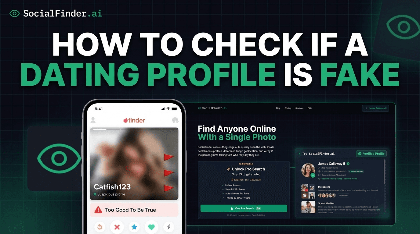 How to check if dating profile is fake